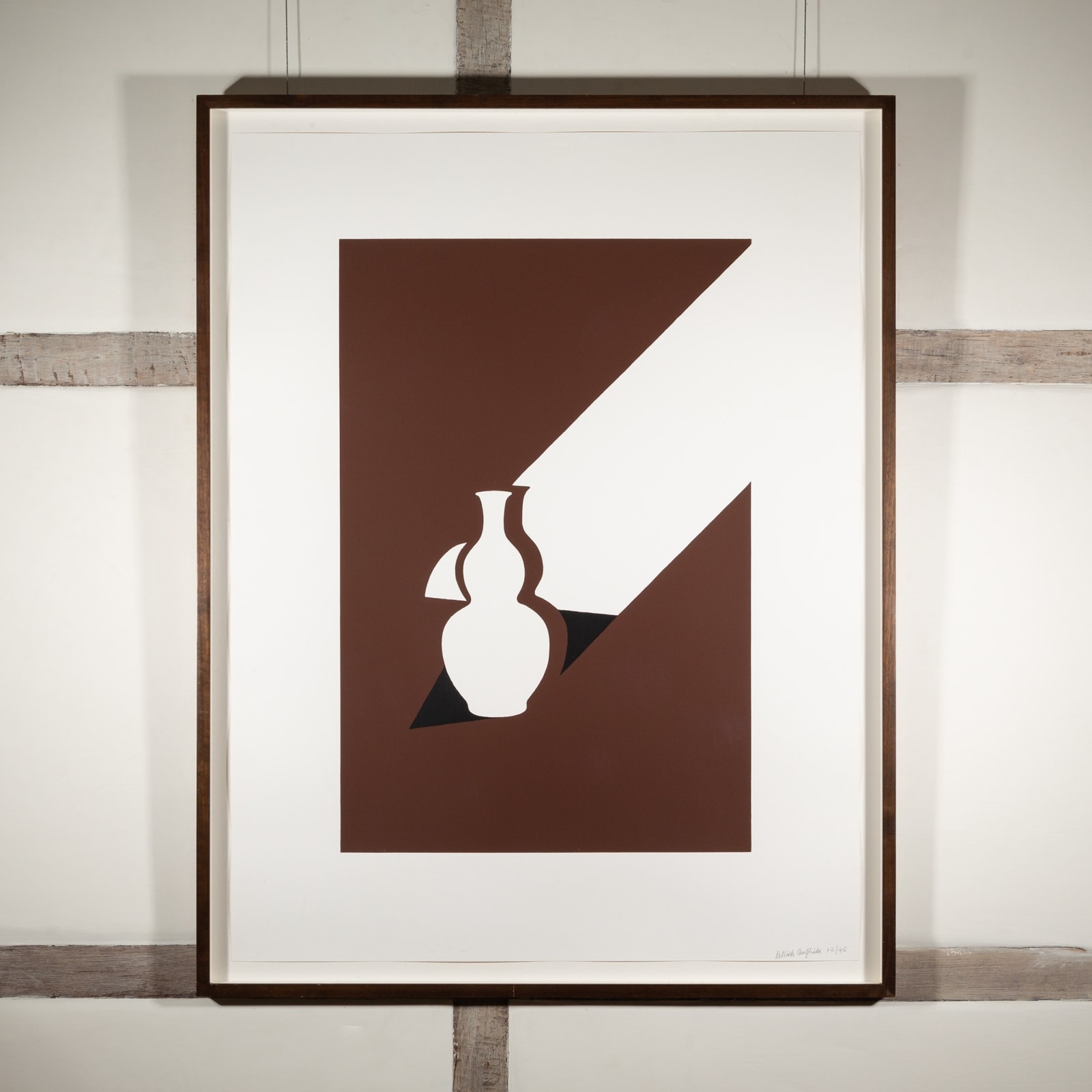 Patrick Caulfield, Arita Flask, from White Ware Prints, 1990