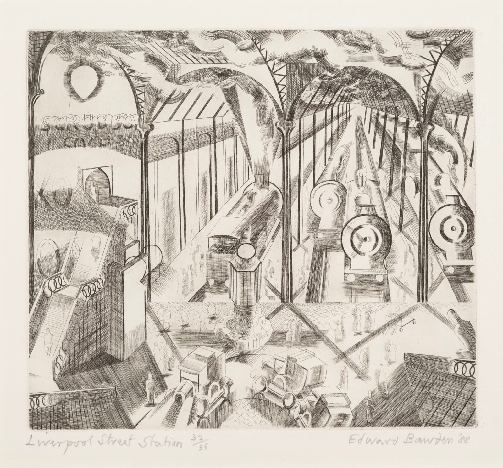 Edward Bawden, Liverpool Street Station