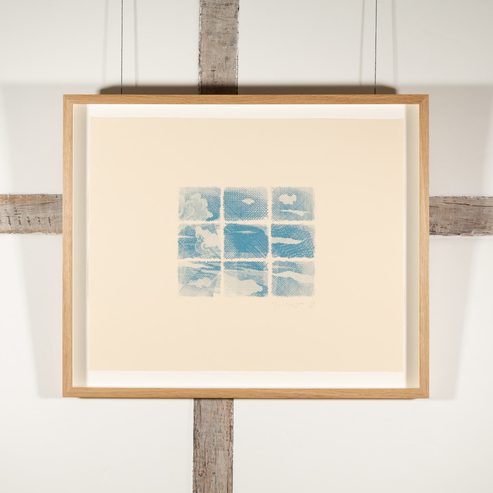 William Tillyer, Summer Blue, from The Flatford Chart, 2010