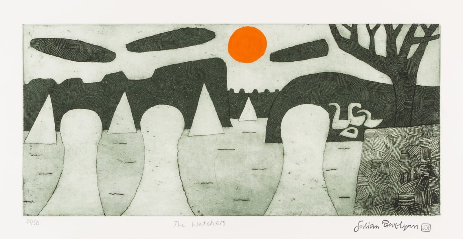 Julian Trevelyan, The Watchers, 1984