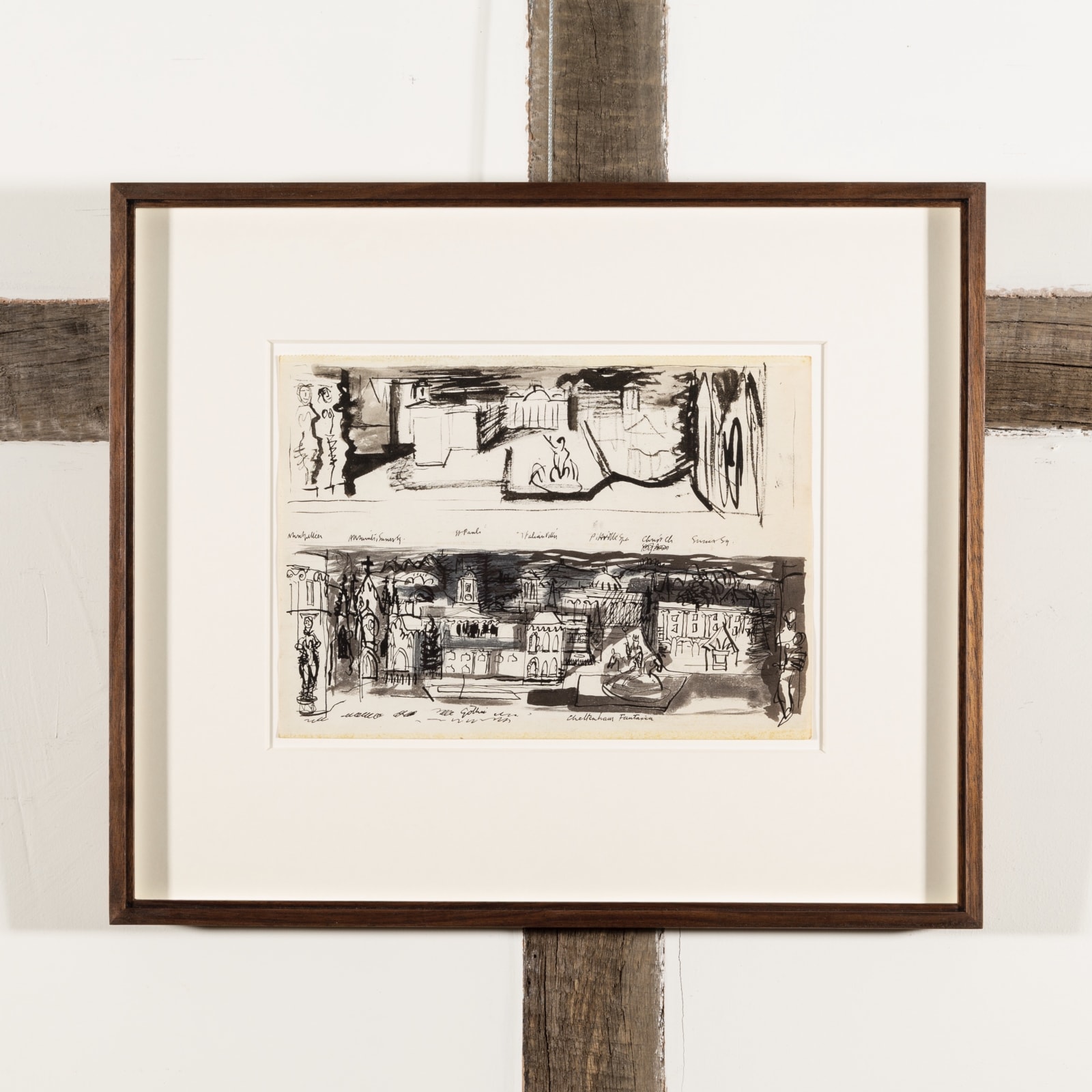 John Piper, Cheltenham (Fantasia/Panorama), 1939 circa