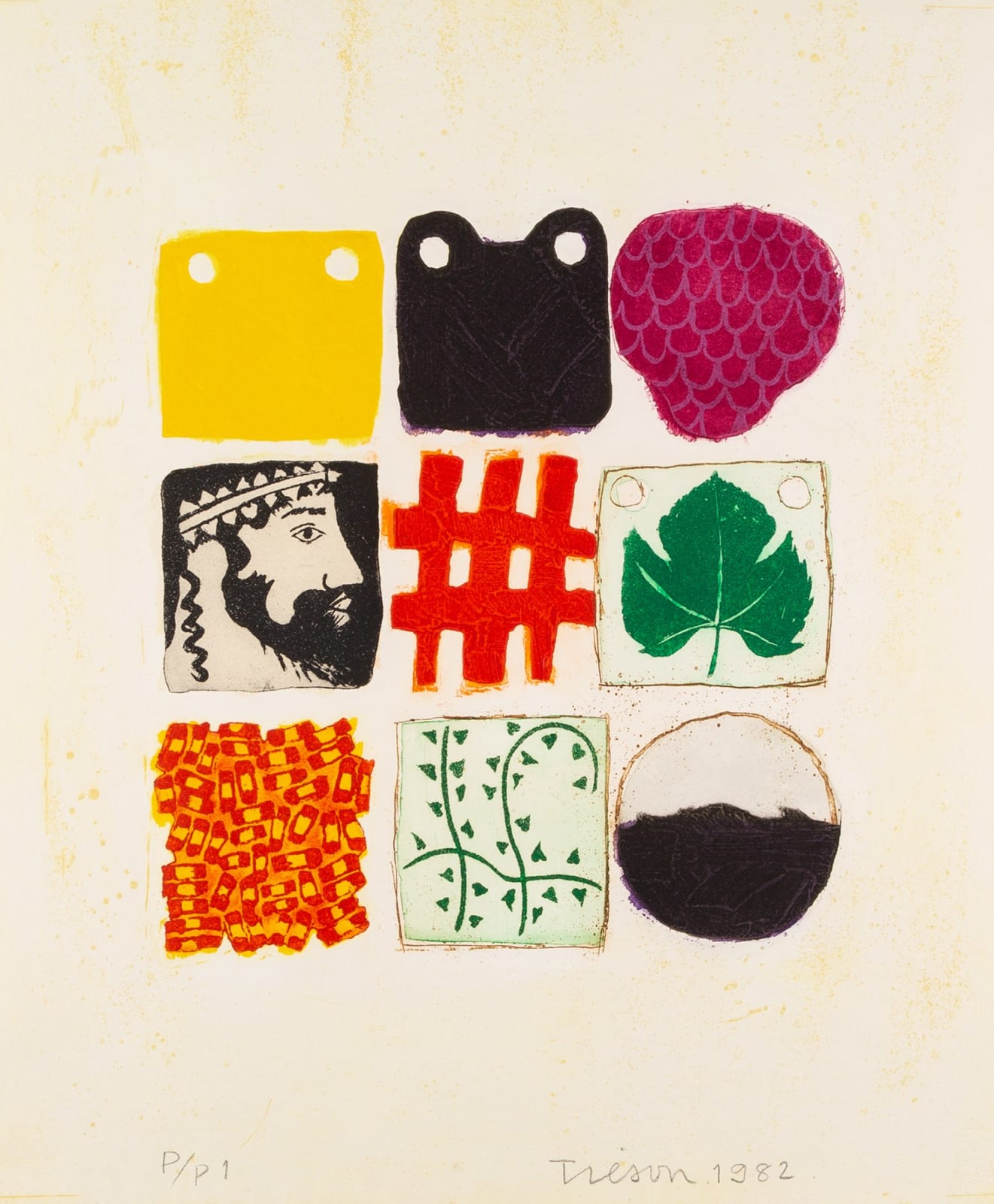 Joe Tilson, Kore Lost, 1982