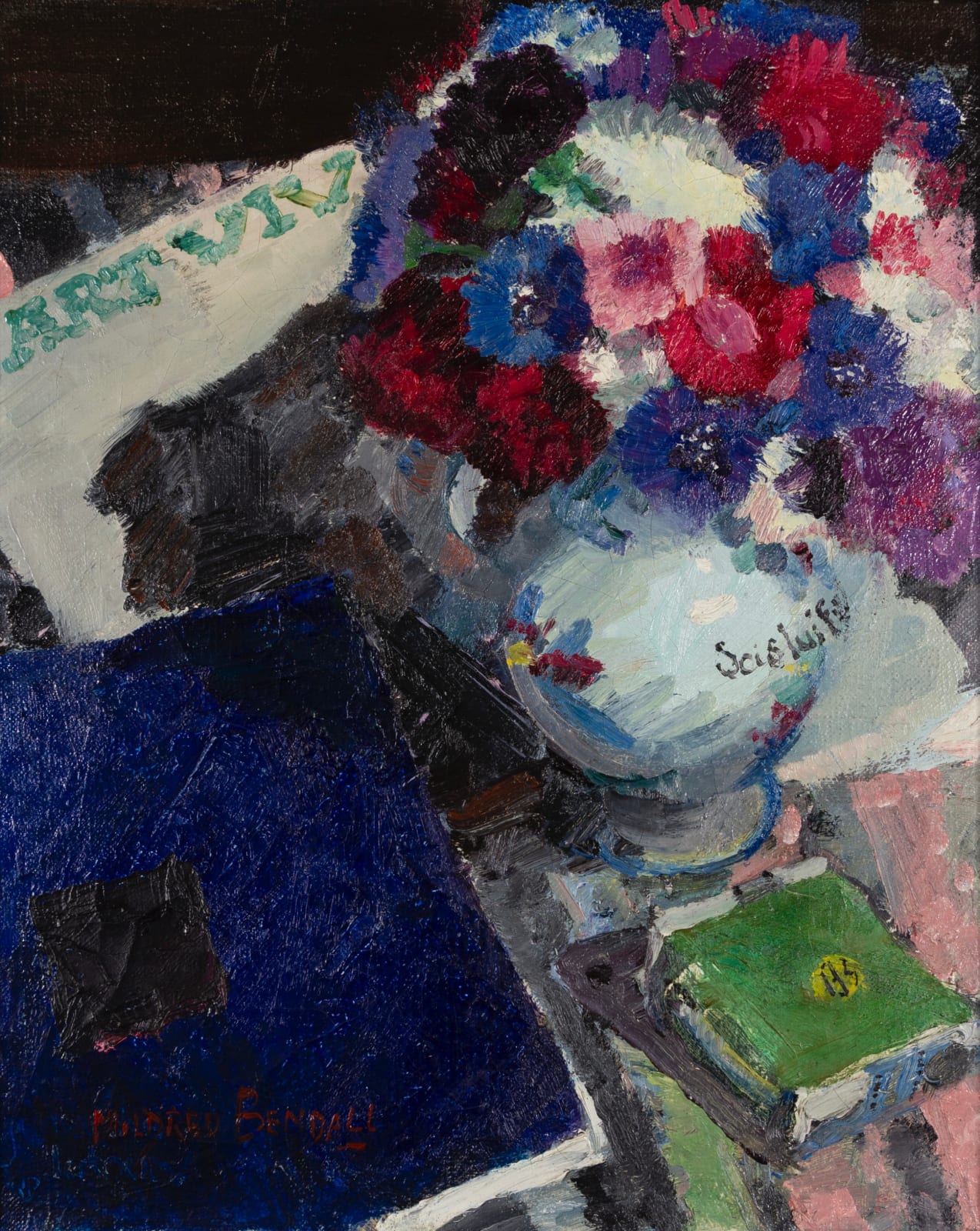 Mildred Bendall, Still life (with Book), 1925 circa