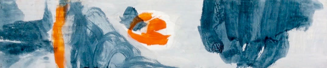 Felicity Mara, Composition with Orange and Grey, 2017