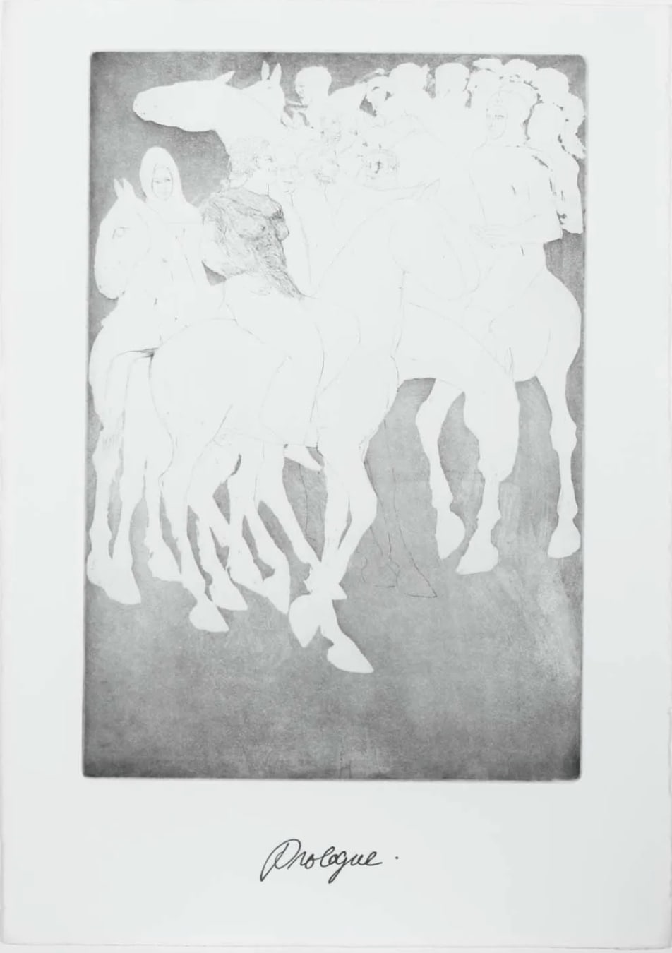 Elisabeth Frink, The Canterbury Tales II, Prologue, 1971-2