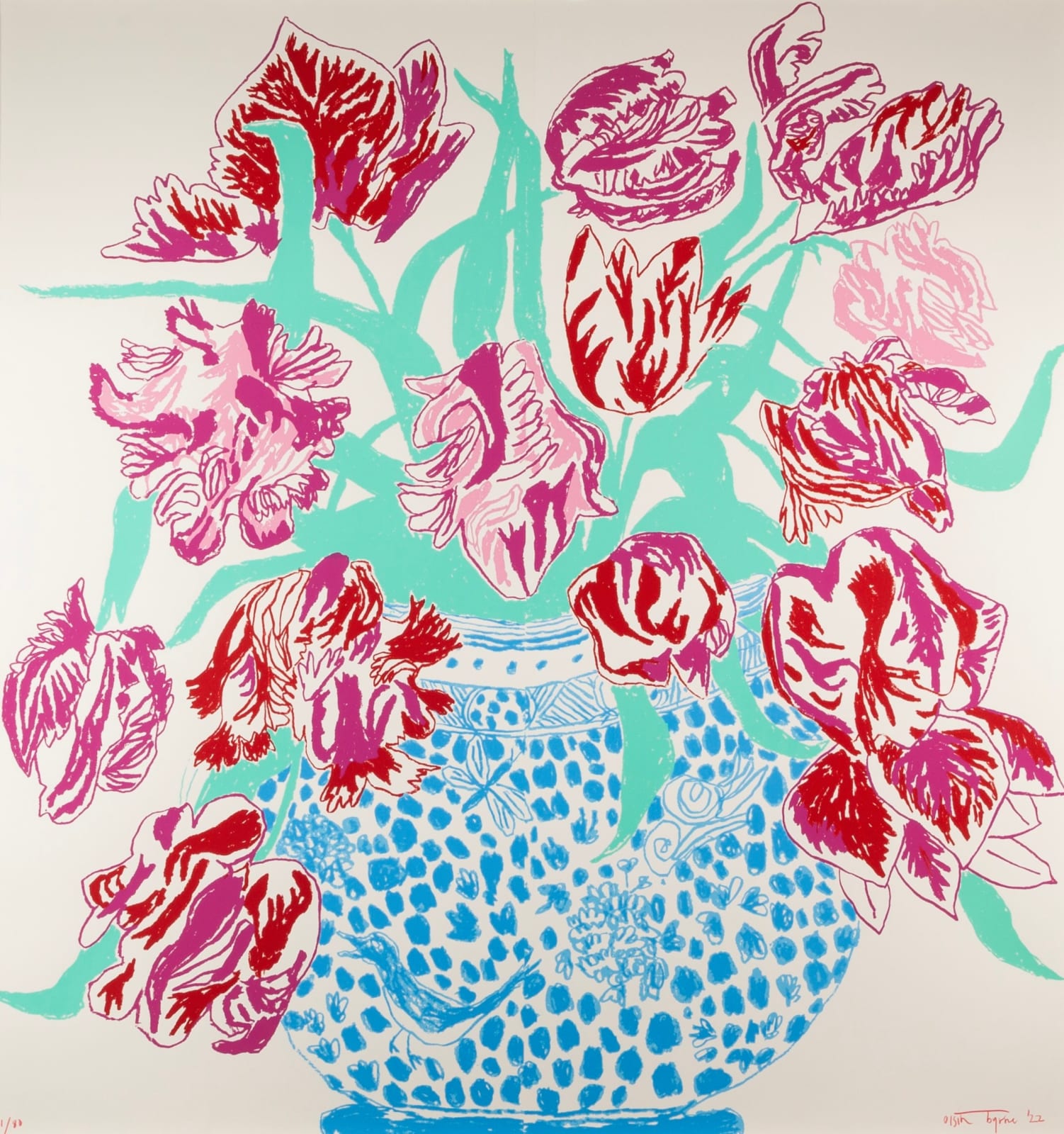 Oisin Byrne, Large Cut Flowers, 2023