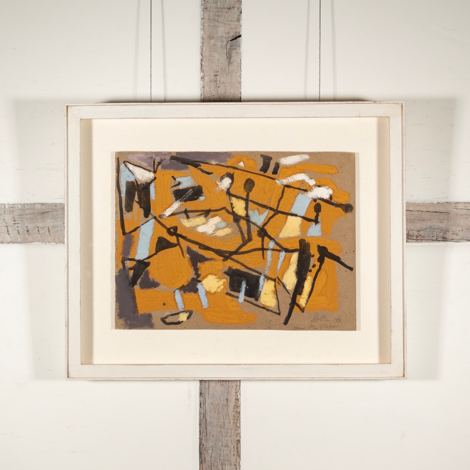 Roger Hilton, Dear M. Visser, 1953