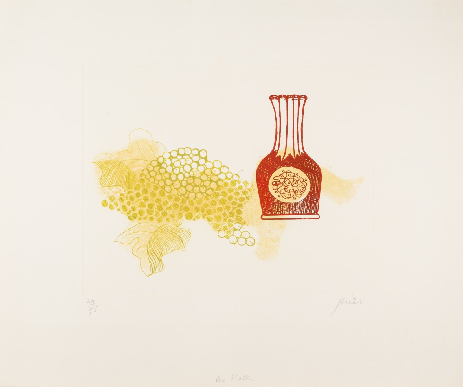 André Bicât, Red Flask, 1970, circa