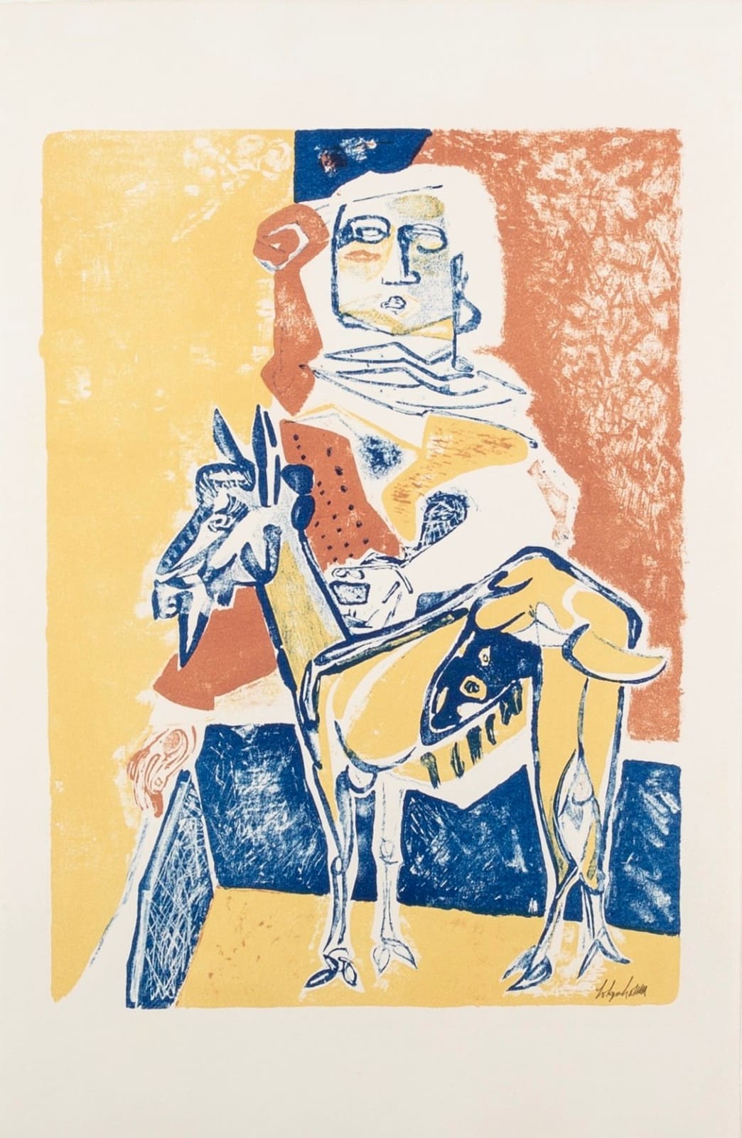 Robert Colquhoun, Woman and Goat, 1948