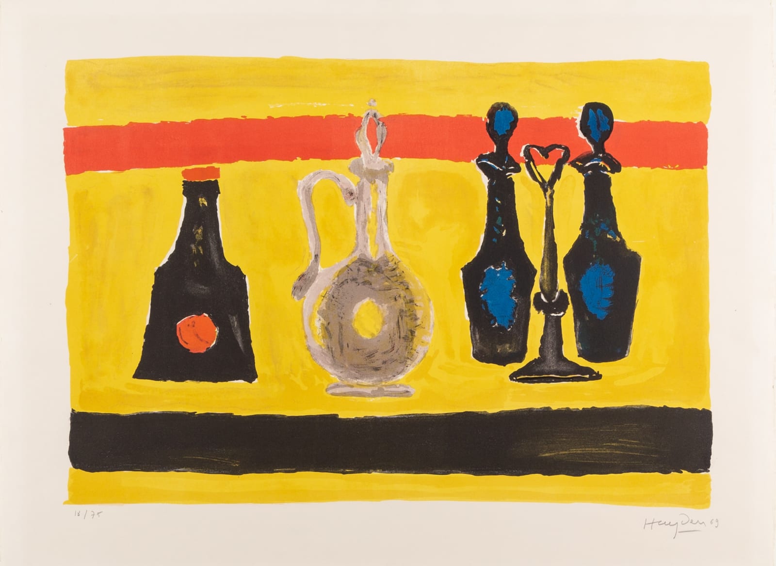 Henri Hayden, Nature morte (Still life), 1969