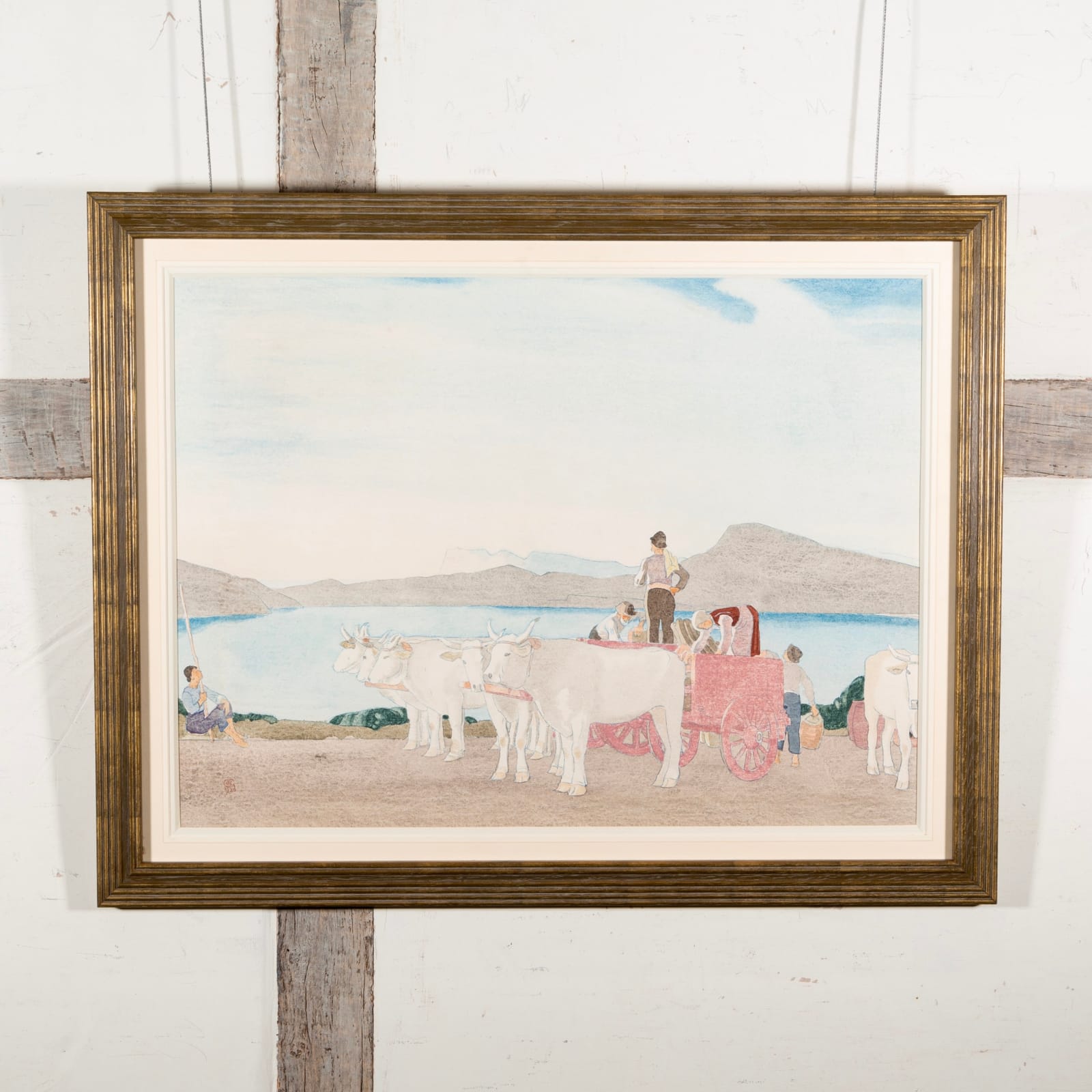 Charles March Gere, Horses by a Lake (Snowdonia), 1926