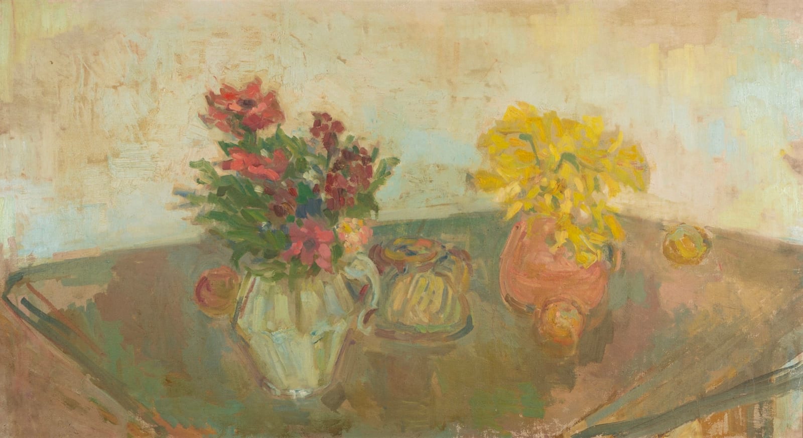 Stella Steyn, Still life with Flowers in Vases