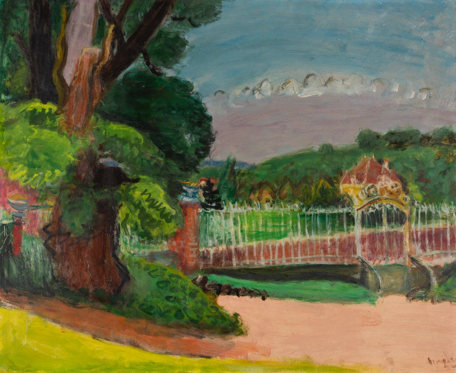 Henri Hayden, Jardin a Triel (Seto), 1948