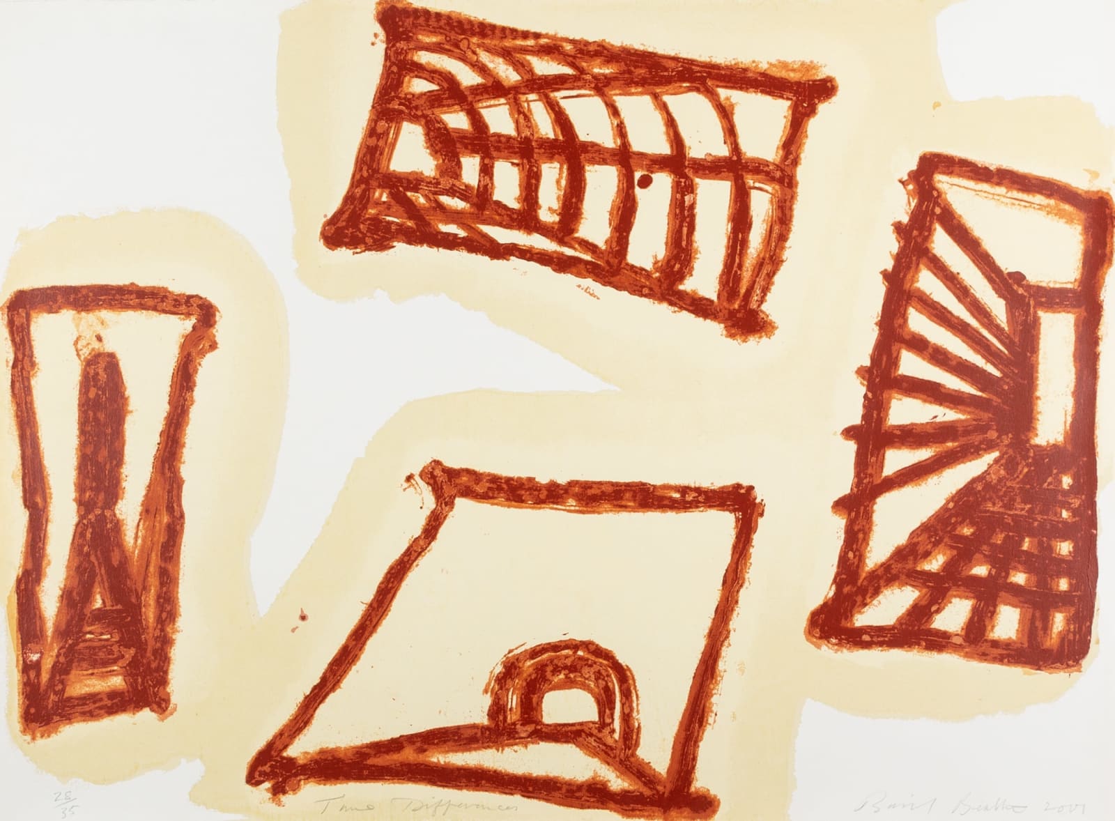 Basil Beattie, Time Differences, 2001