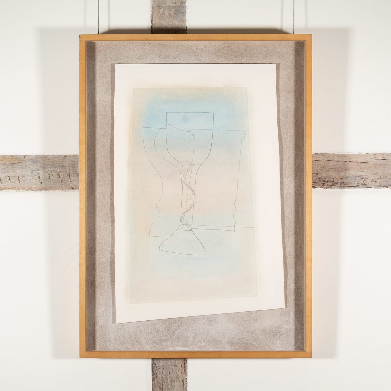 Ben Nicholson, Goblet with Blue, 1970