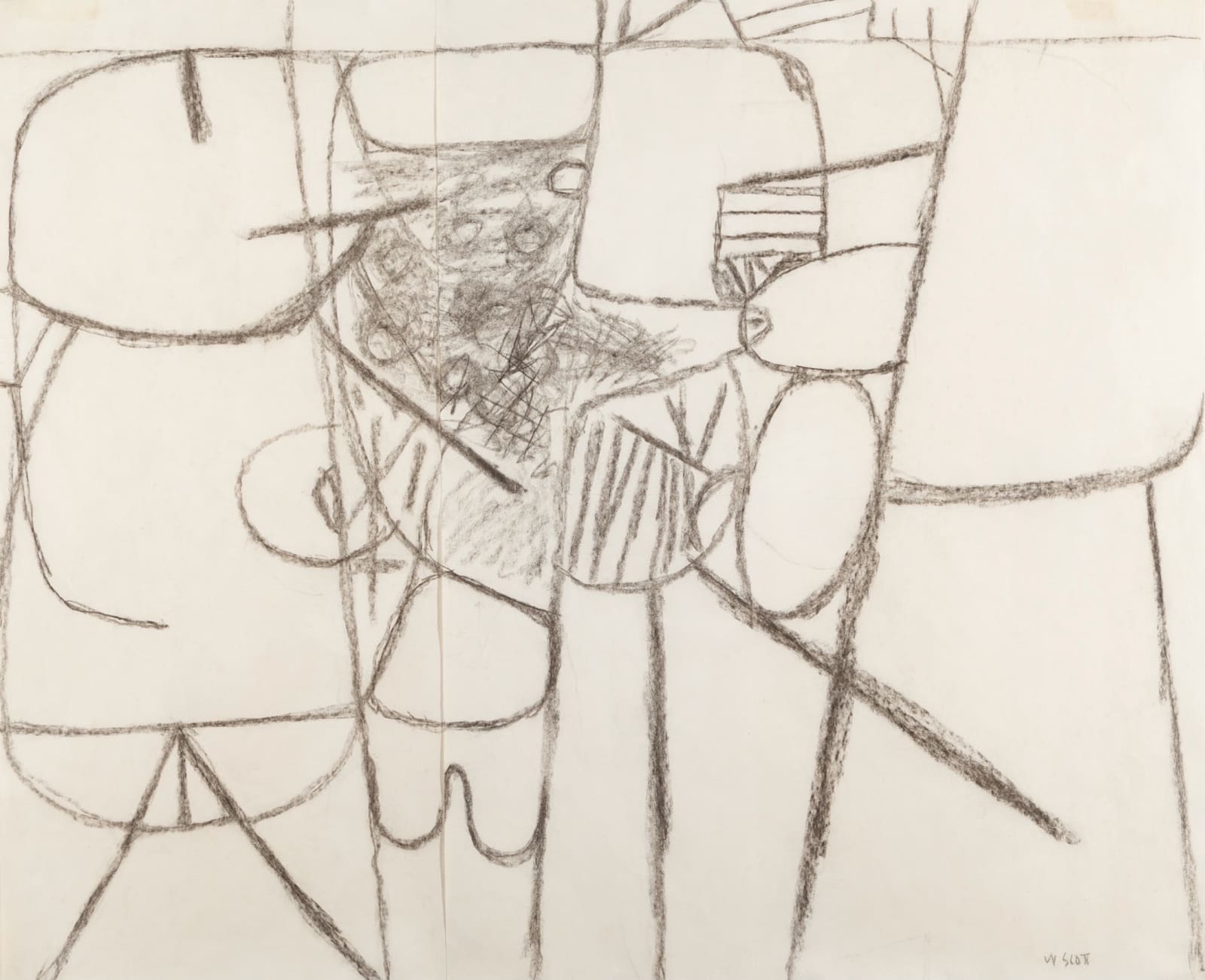 William Scott, Abstract Composition, 1959-1960, circa