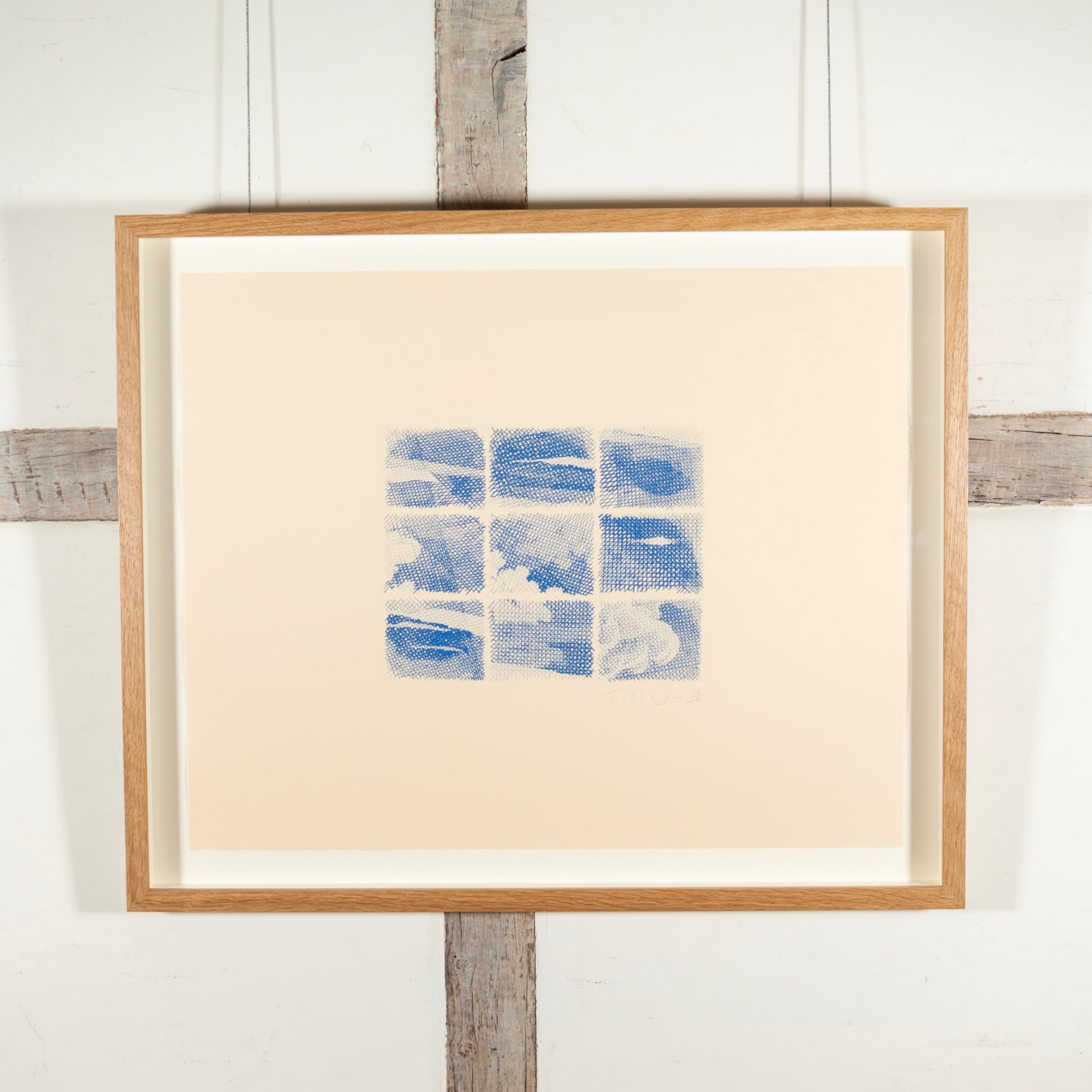 William Tillyer, Cobalt Sky, from The Flatford Chart, 2010