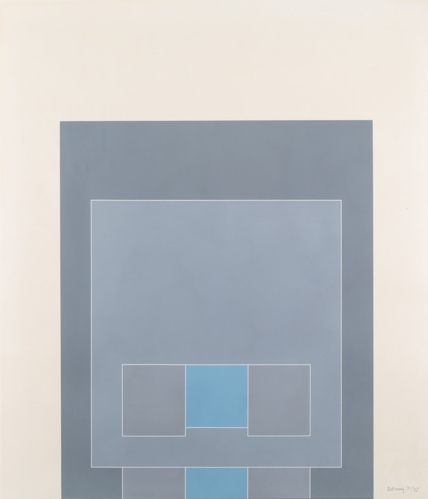 Robyn Denny, Untitled II, from Waddington Suite, 1968-1969