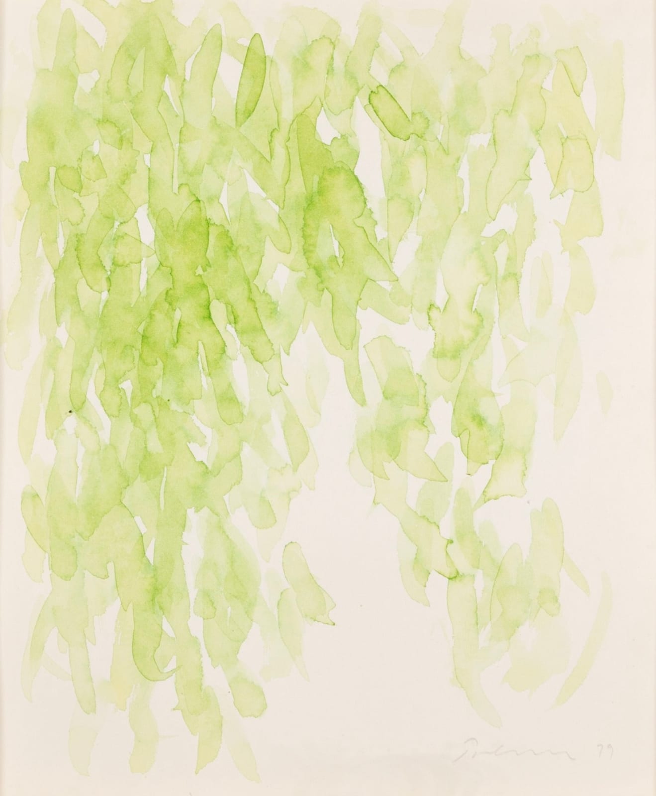 William Turnbull, Untitled (Leaf Study 10), 1979