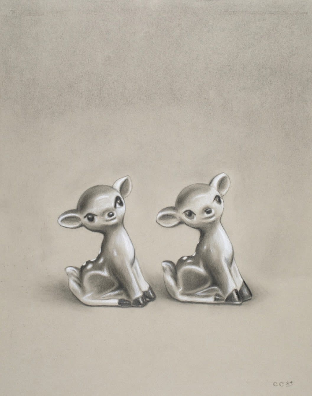 Christopher Clamp, THE TWINS (Drawing Study), 2024
