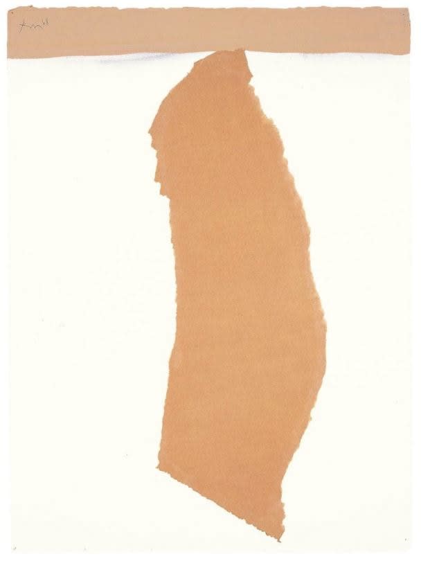 Robert Motherwell, BEIGE FIGURATION NO. 6, 1968