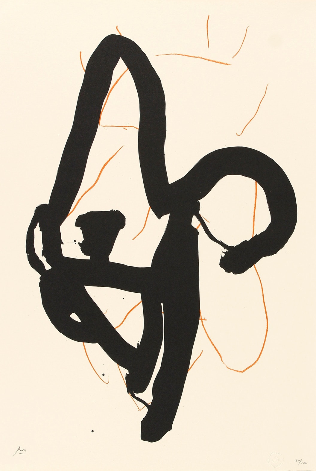 Robert Motherwell, BEAU GESTE SUITE: BEAU GESTE III, 1989