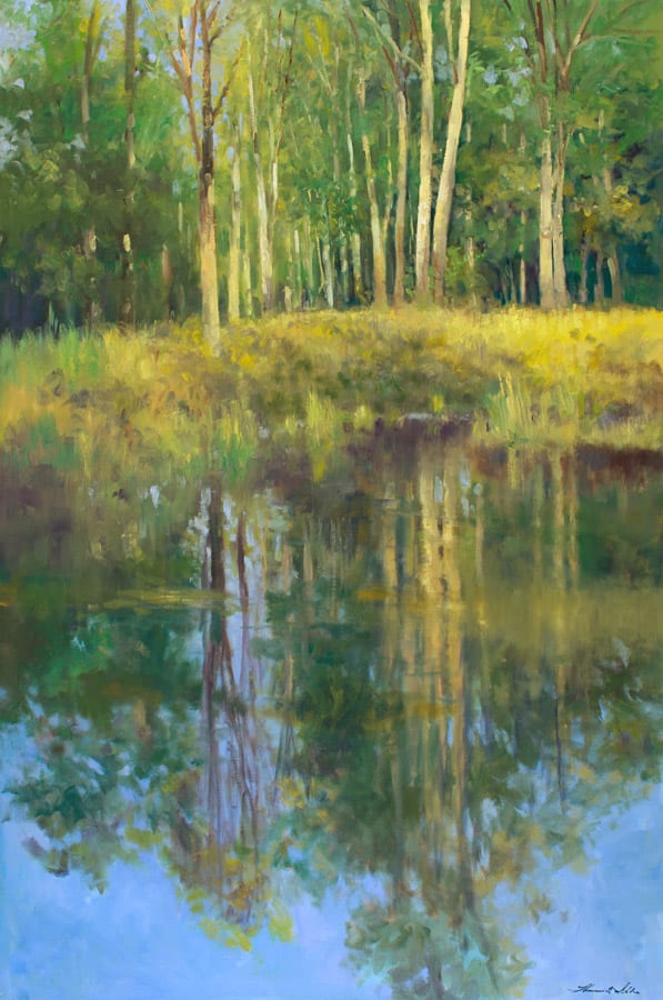 Thomas McNickle, SEPTEMBER-TALL REFLECTIONS, 2017
