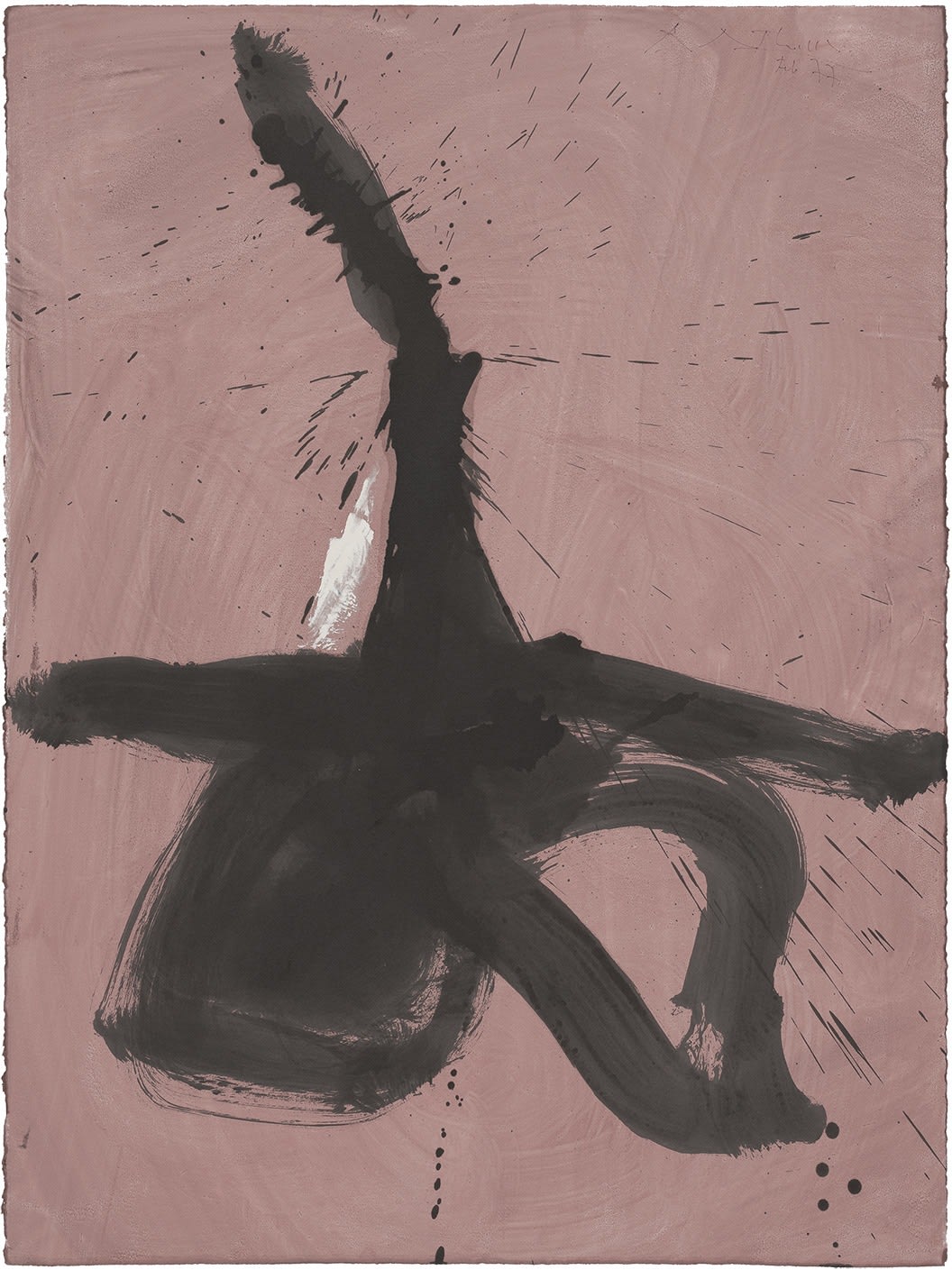 Robert Motherwell, UNTITLED (SAMURAI), 1977