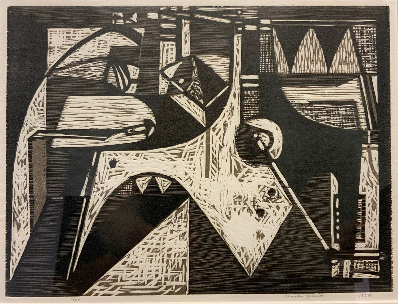 Charles Quest, UNTITLED, 1958