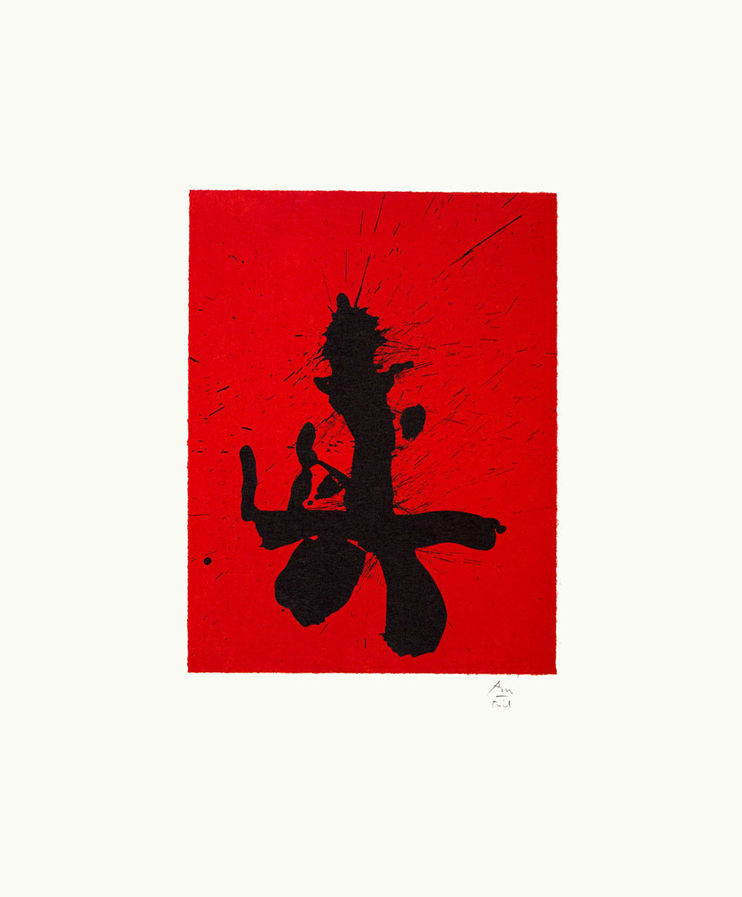 Robert Motherwell, OCTAVIO PAZ SUITE: RED SAMURAI, 1988