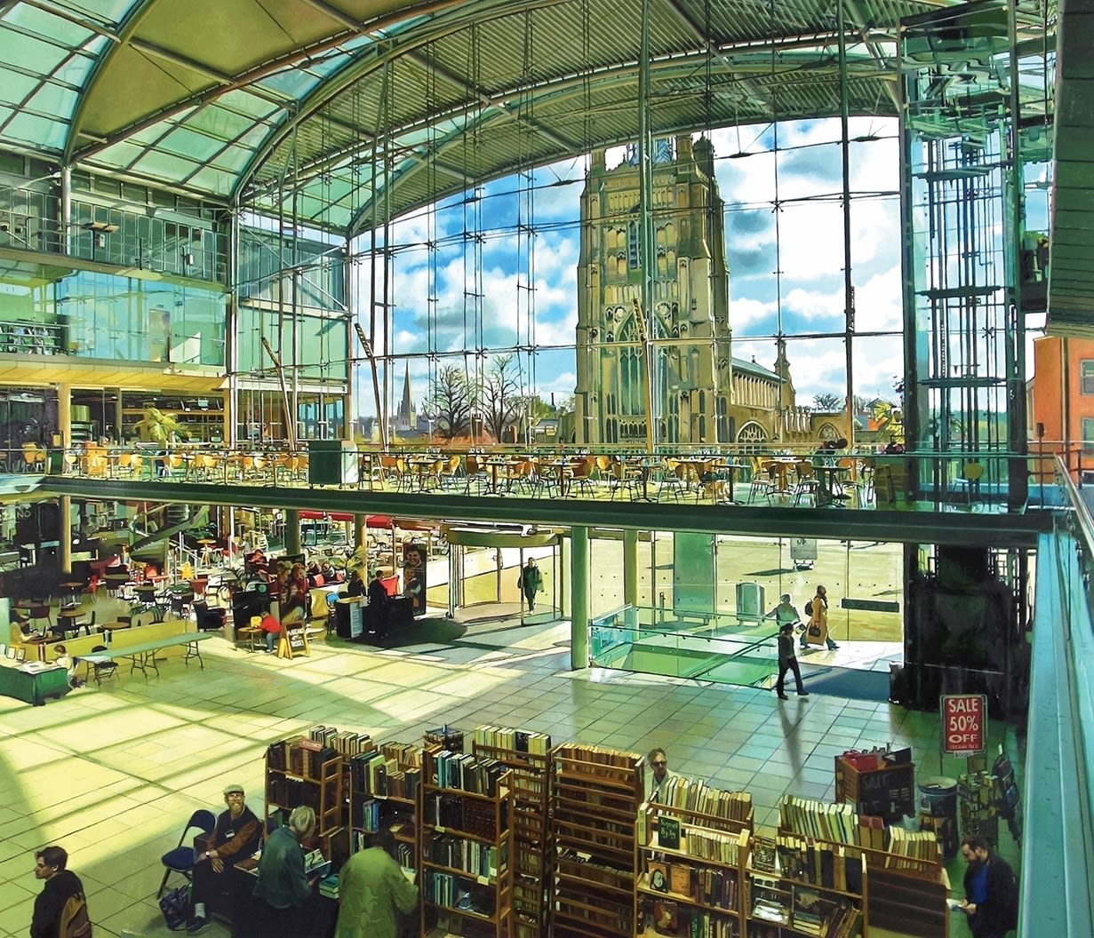 Gail Wegodsky, BOOK SALE AT THE FORUM, 2024