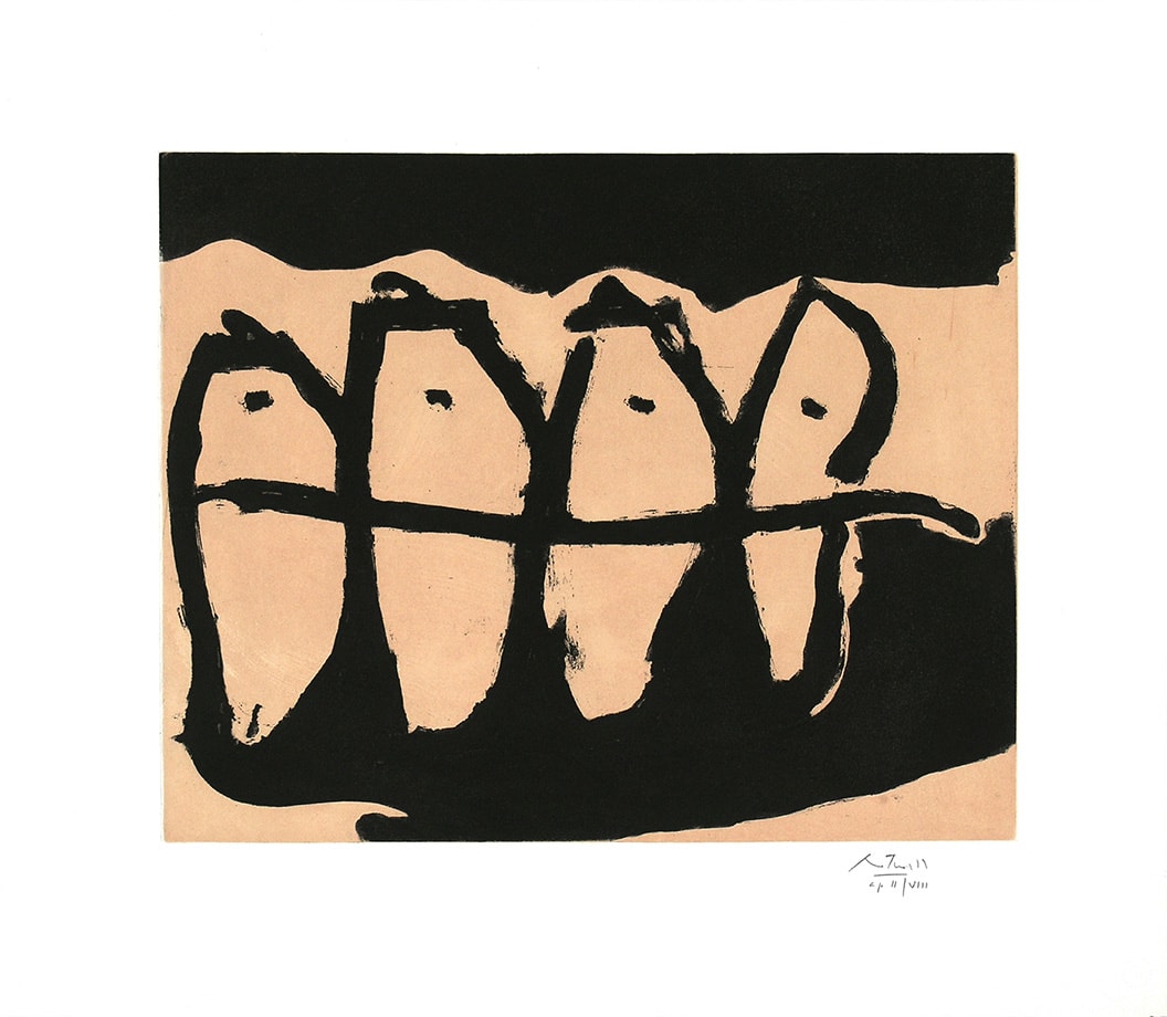 Robert Motherwell, WANDERERS, 1985