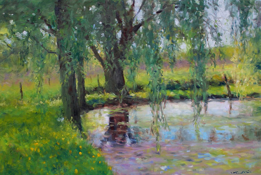 Thomas McNickle, WILLOW POND IN SHADE, 2020