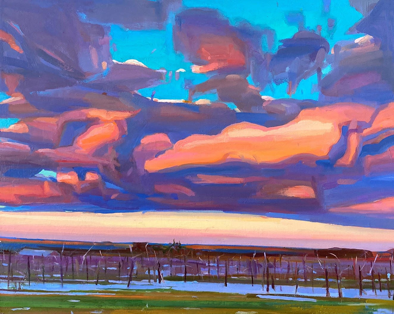 Charles Basham, ORCHARD IN REPOSE, 2023