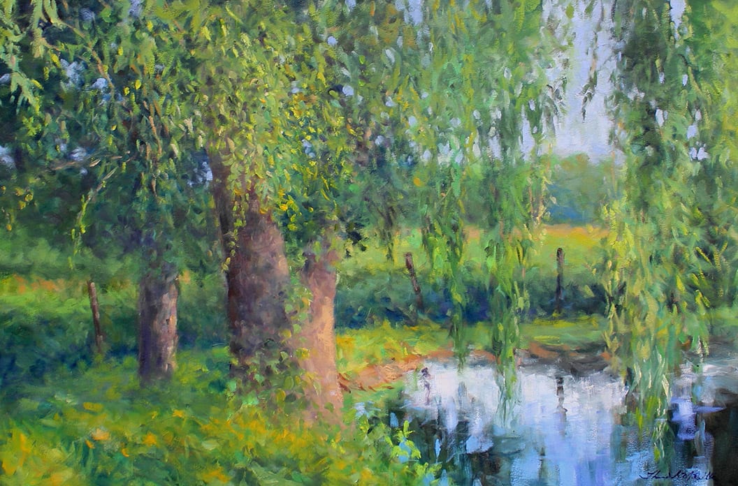 Thomas McNickle, WILLOW POND-SUMMER GREENS, 2020