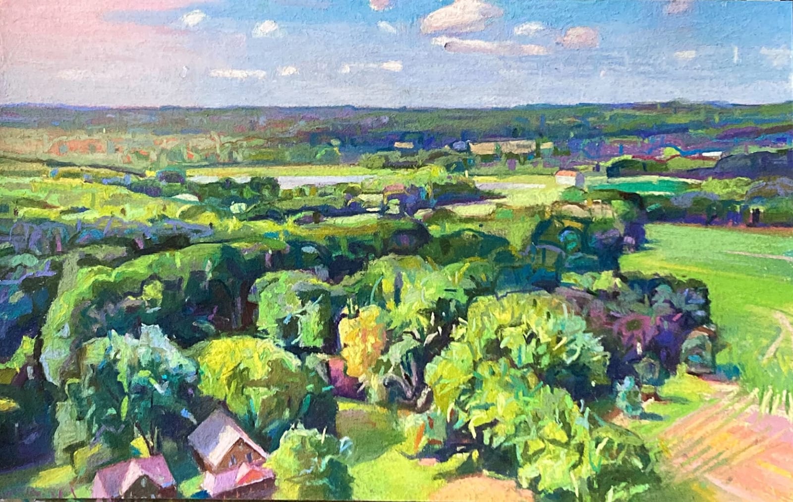 Charles Basham, HOUSE AGAINST THE WOODS, A, 2024