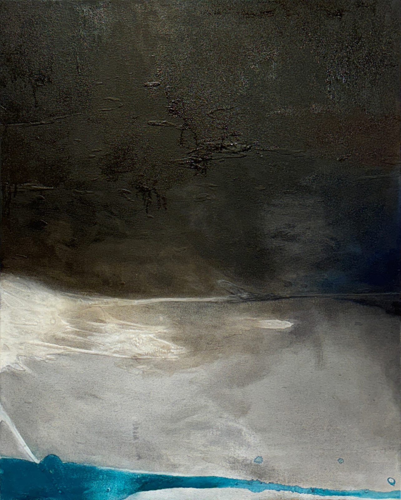 Katherine Boxall, BLACK, WHITE AND TURQUOISE, 2024