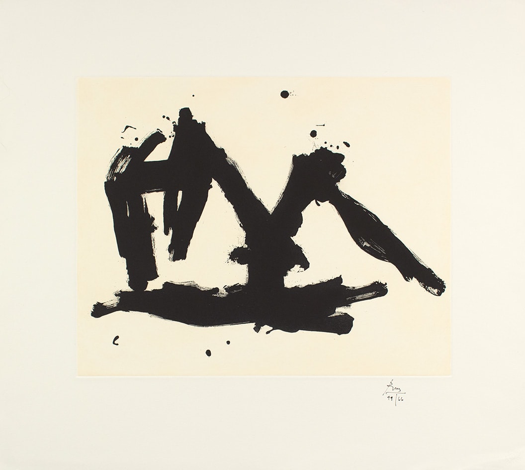 Robert Motherwell, STEPHEN'S IRON CROWN ETCHED, 1982