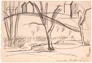 Oscar Florianus Bluemner, 3RD RIVER, JAMES ST. BLOOMFIELD, 1921
