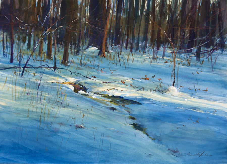 Thomas McNickle, SNOW COVERED BROOK-HIGH COUNTRY, 2001