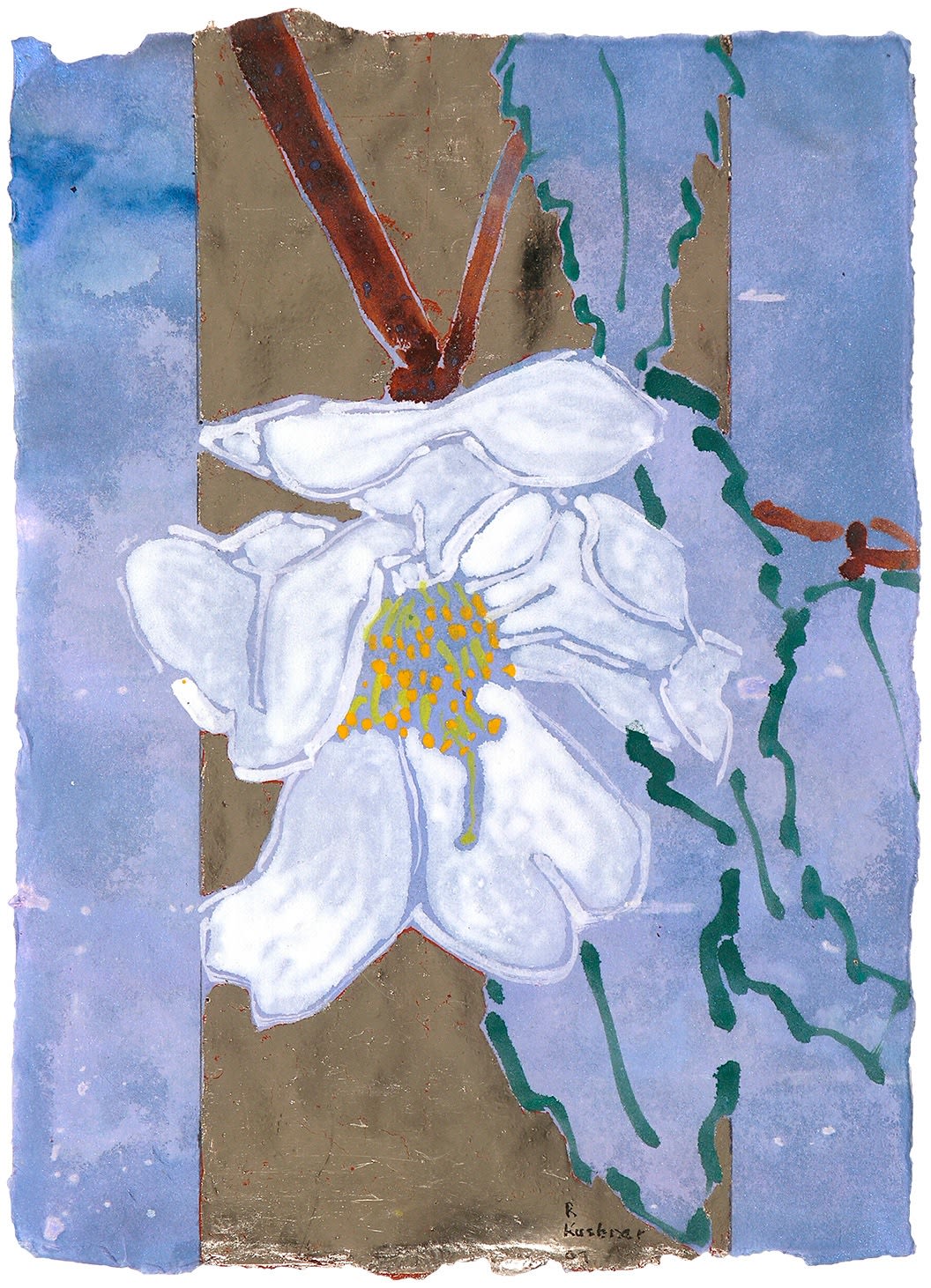 Robert Kushner, WHITE CAMELLIA I, 2009