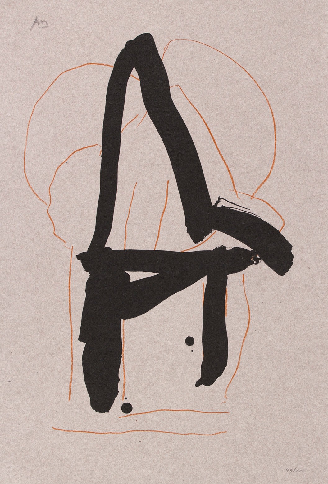 Robert Motherwell, BEAU GESTE SUITE: BEAU GESTE IV, 1989