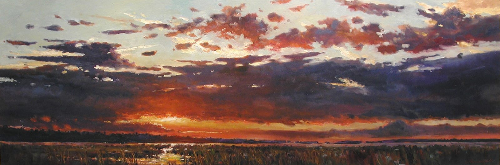 Thomas McNickle, SALT MARSH SUNSET, 2001
