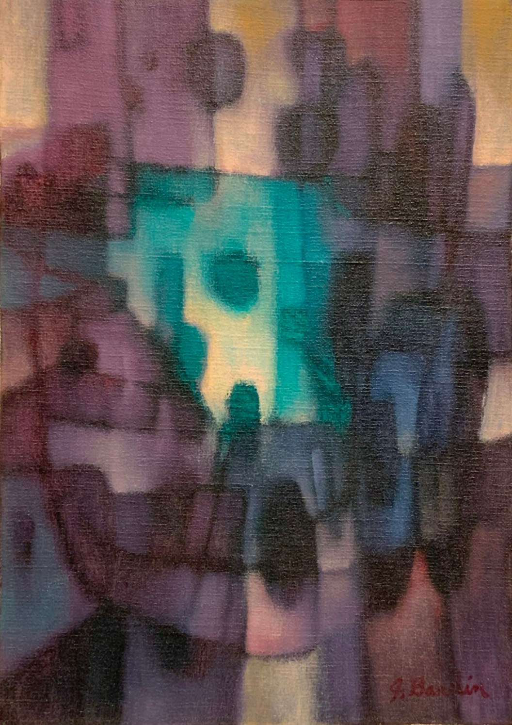Jesse Redwin Bardin, NIGHT TOWER, c 1970s