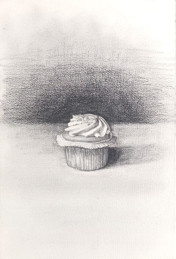 Christopher Clamp, CUPCAKE (DRAWING), 2020