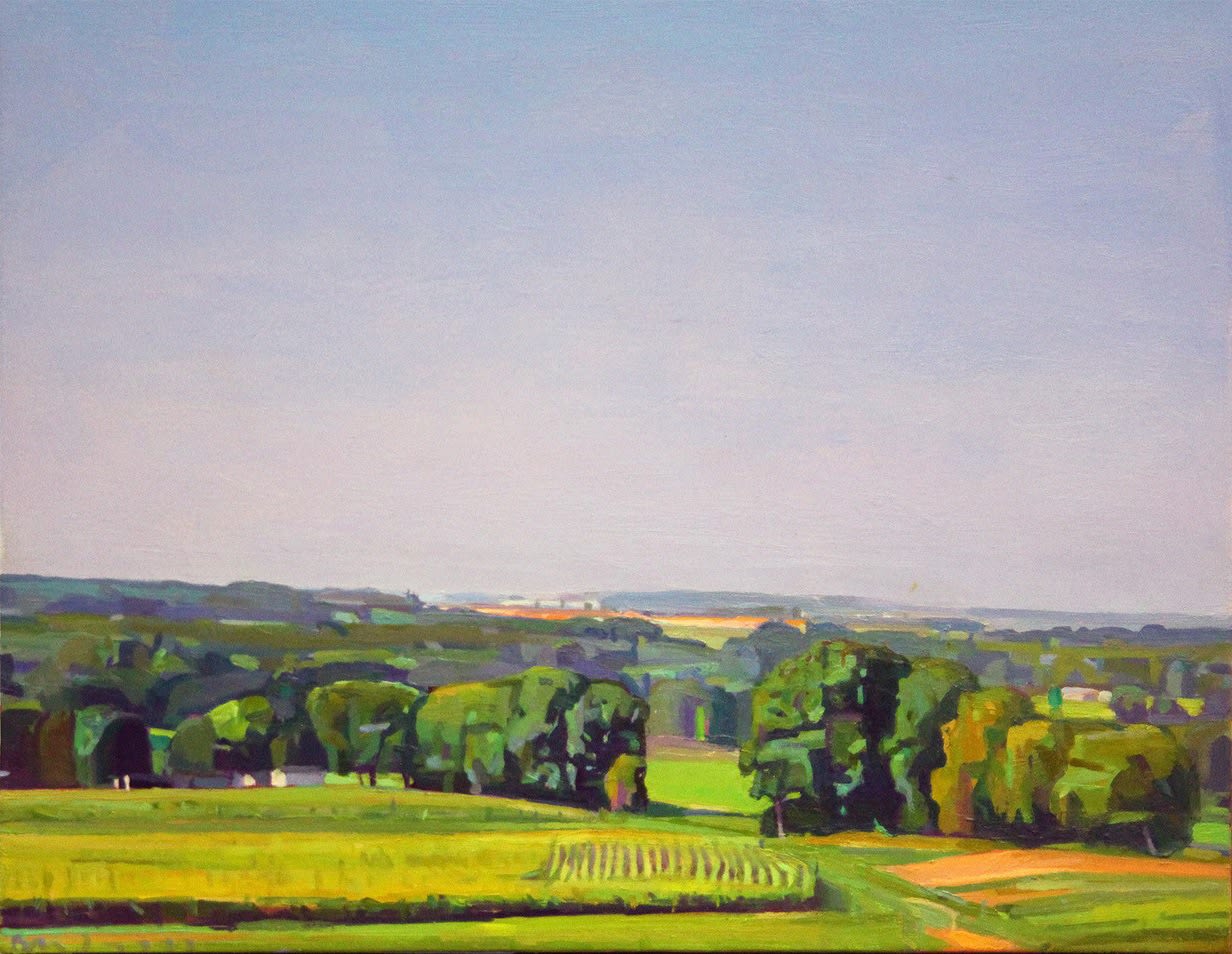 Charles Basham, VIEW (FROM THE BERRY FIELDS), 2024