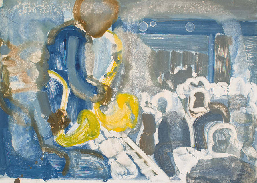 Romare Bearden, LULLABY AT BIRDLAND, c. 1975