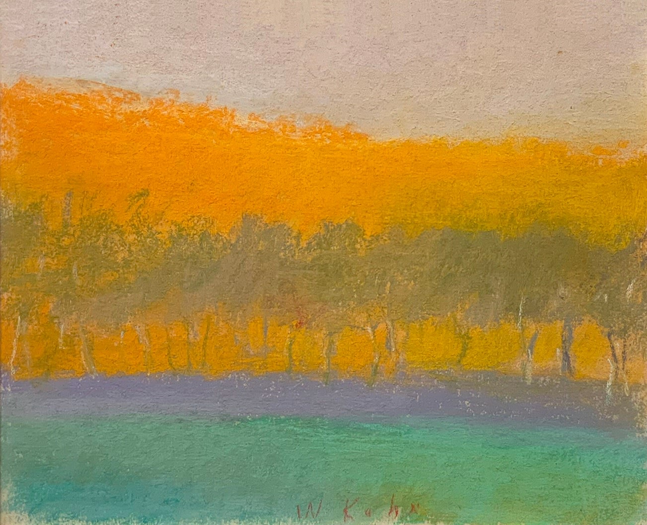 Wolf Kahn, YOUNG GROWTH, 1993