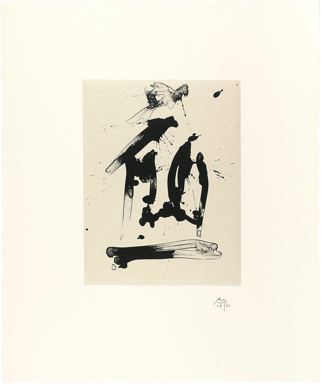 Robert Motherwell, OCTAVIO PAZ SUITE: UNTITLED, 1988