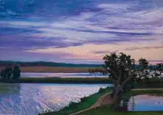 Charles Basham, VIEW FROM MIDDLETON GARDENS, 1990